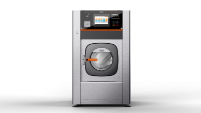 Стирально-сушильная машина с одним барабаном, работающая от монет, на 30 кг.