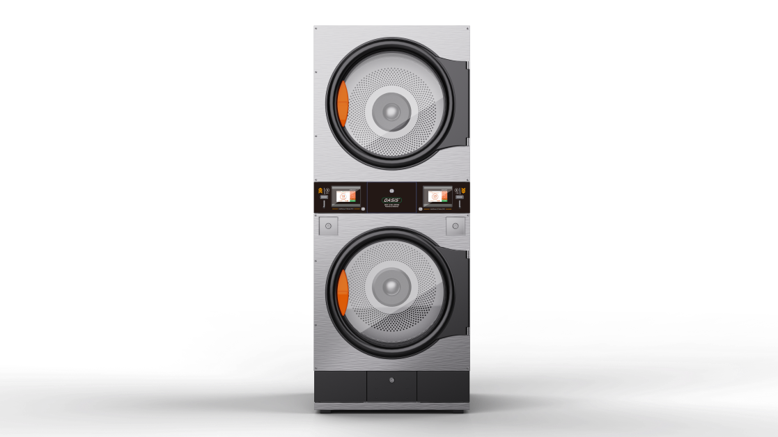 مجفف ملابس مزدوج التحكم سعة 15 كجم