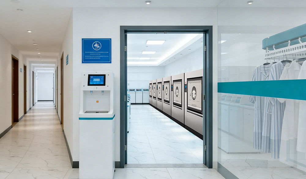 Isolated washing machine